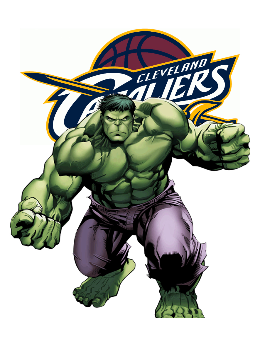 Cleveland Cavaliers Hulk Logo vinyl decal